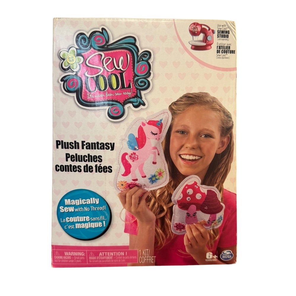 Sew Cool Plush Fantasy Refill Kit Spin Master Threadless Sewing DIY Craft Kids